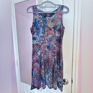 Justice Leopard Sleeveless Skater Dress- Sz 18